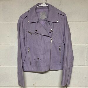 Lavender Biker Jacket